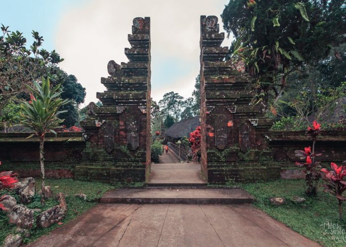 Batukaru temple, as seen on our bali trekking tours